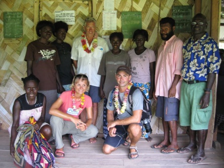 Papua with teachers
