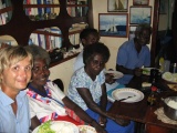 Solomons - dinner with locals